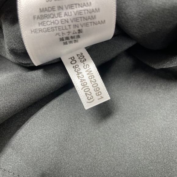 Tommy Bahama NWT Menai Mambo Midi Dress Size XS Black Gold Ruffle Sleeve No Sash - Picture 9 of 13